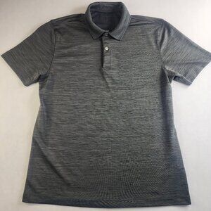Van Heusen Men’s S Small Gray Polo Shirt Short Sleeve Performance Casual Soft